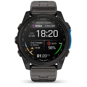 D2™ Mach 2 – 51 mm Carbon Gray DLC Titanium with Vented Titanium Bracelet