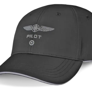 Pilot Cap Microfibre – Black
